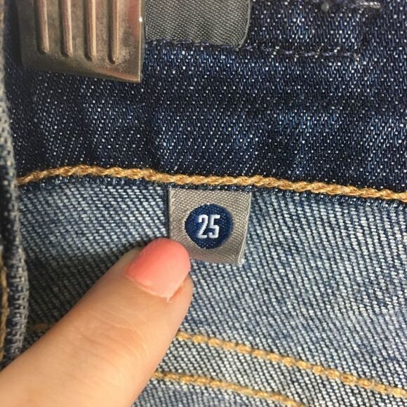 Citizens of Humanity Kelly Bootcut Paint Splatter Low Rise Jeans - Picture 6 of 8